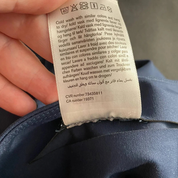 Girlfriend Collective Compressive High-Rise 7/8 Legging Midnight Blue Size US XS - Picture 12 of 12